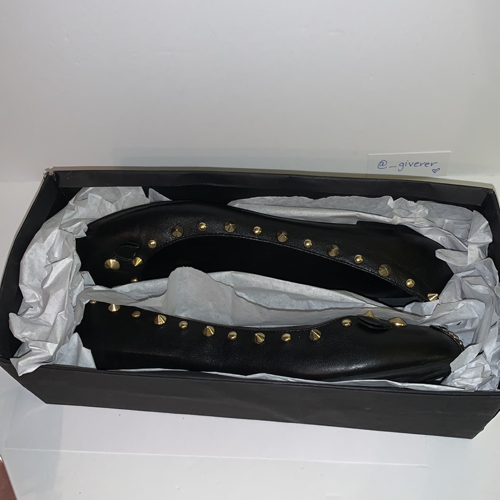 Punk Mouse Studded Marc Jacobs Ballerina Flats - Picture 10 of 16